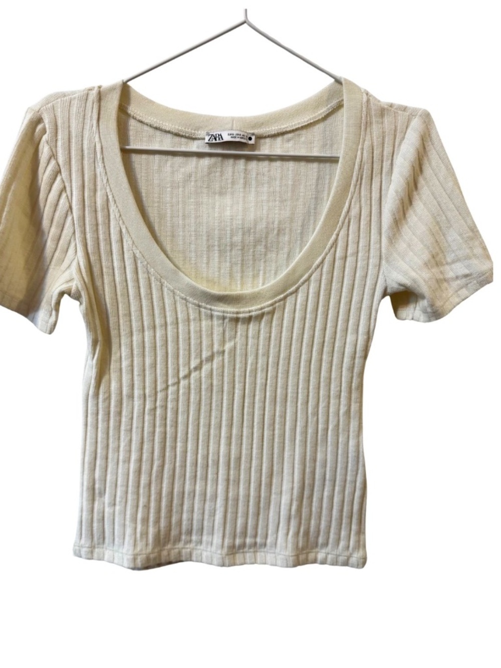 Zara Cream Shirt with Texture